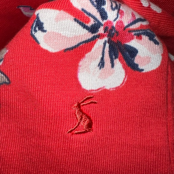 NWT Joules Red Floral Liberty Print A Line Jersey Dress | Size 6 - Picture 6 of 14